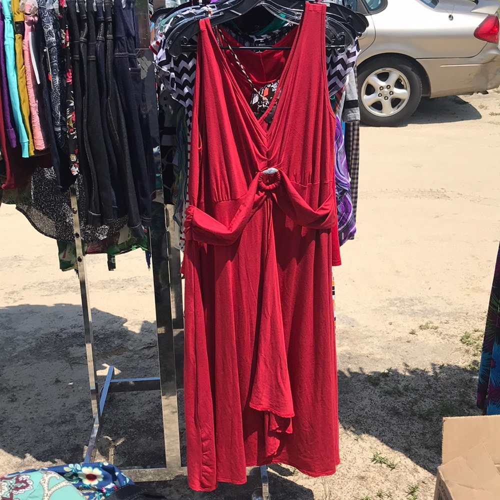 Rust Plus Size Dress